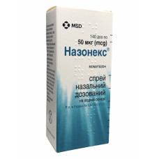 Назонекс спрей назал. 50 мкг/доза фл. 140 доз №1