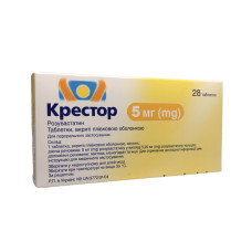 Крестор табл. в/о 5 мг №28