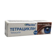 Тетрациклін мазь оч. 10 мг/г туба алюм. 10 г