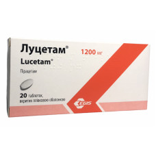 Луцетам табл. в/о 1200 мг 20