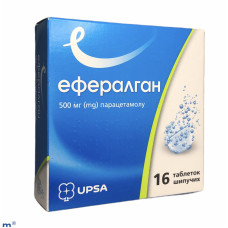 Ефералган табл. розчин. 500 мг №16