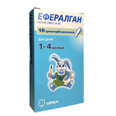 Ефералган суп. рект. 80 мг 10