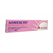 Ломексин крем 2% туба 30 г 1