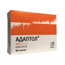 Адаптол капс. 300 мг 20