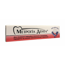 Метрогил дента гель туба 20 г 1