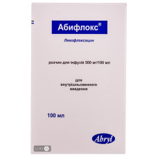 Абифлокс р-н д/інф. 0,5% фл. 100 мл №1